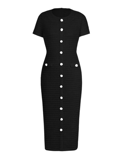 Riviera Buttoned Dress