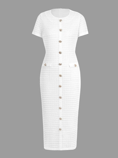 Riviera Buttoned Dress