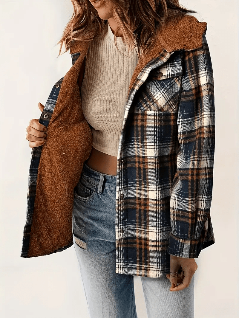 Velora Flannel Coat