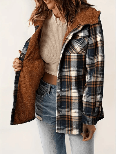 Velora Flannel Coat